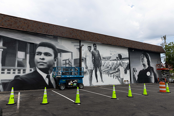 Civil rights leaders mural