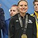 All-American Alicia Belko poses with her medal at the NCAA Division III Women’s Cross Country Championship on Nov. 19 in Illinois