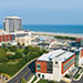 Aerial of Stockton Atlantic City campus
