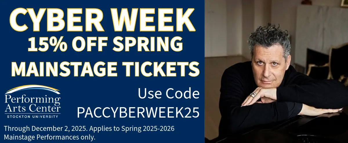 Cyber Week promotion: 15% off spring tickets, encouraging early purchases for seasonal events.