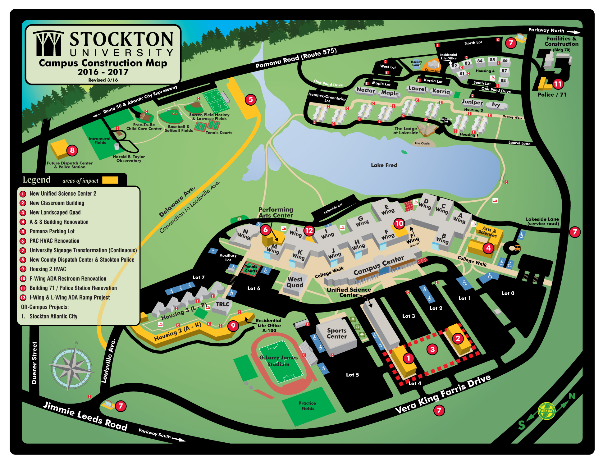 Maps & Directions Parking & Transportation Stockton University