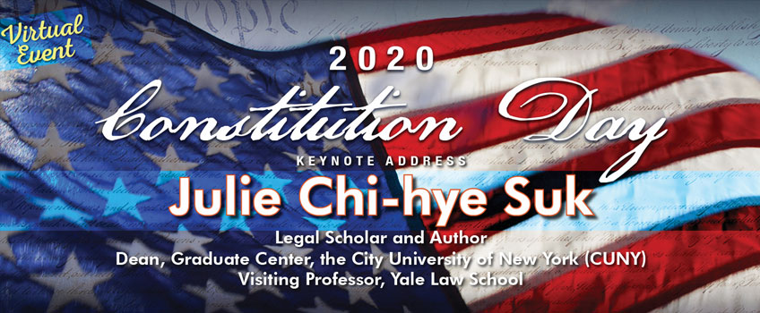 Constitution Day - Keynote Address by Julie Chi-hye Suk
