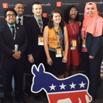 Students attend national political conventions