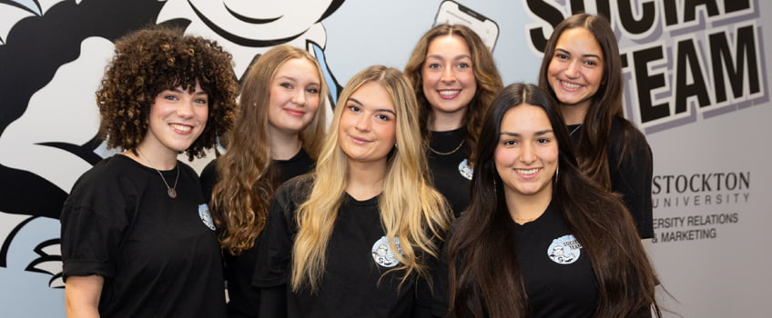 Group photo of the social team members.