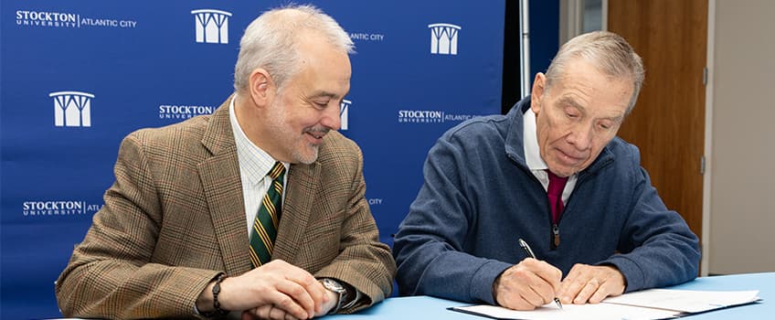 Dr. Bertolino and former New Jersey State Senator Bill Gormley