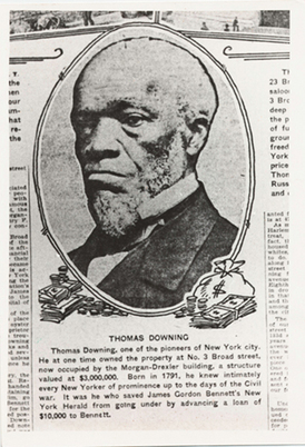 Illustration of Thomas Downing.