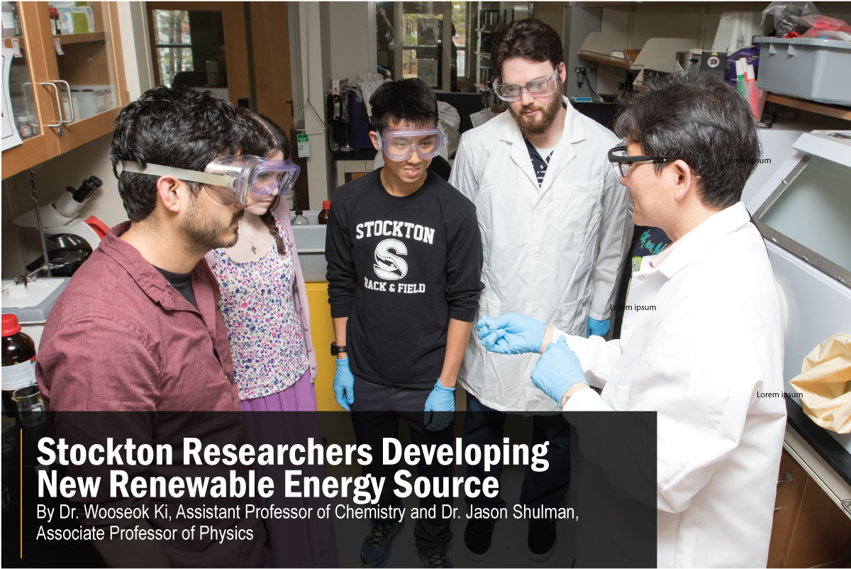 Image of Drs. Wooseok Ki and  Jason Shulman in the lab with chemistry researchers