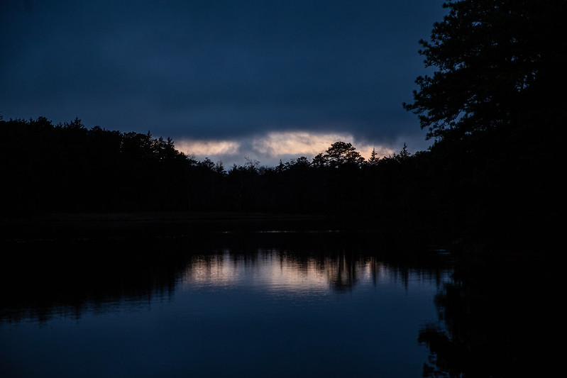 Image of Lake Fred at night