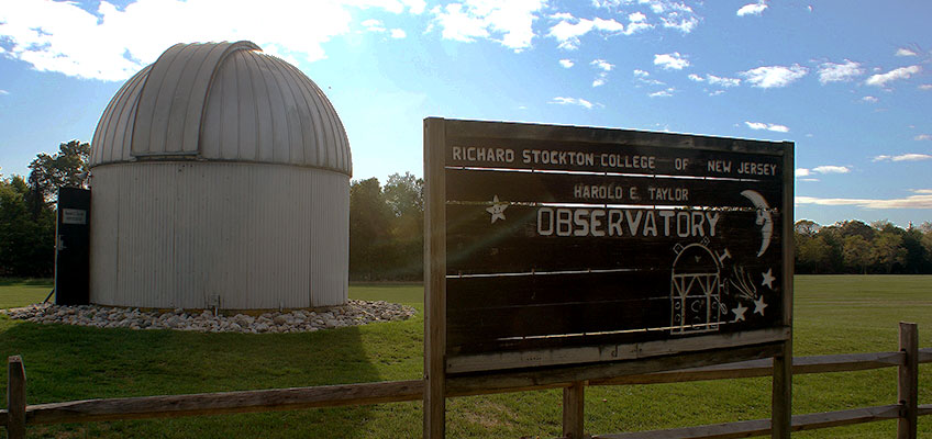 Image of the Harold E. Taylor Observatory at Stockton University