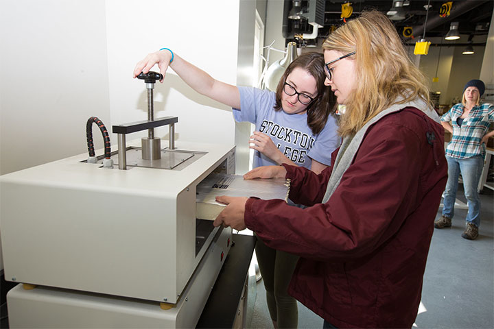 Sophisticated testing equipment allow students to pursue applied research projects
