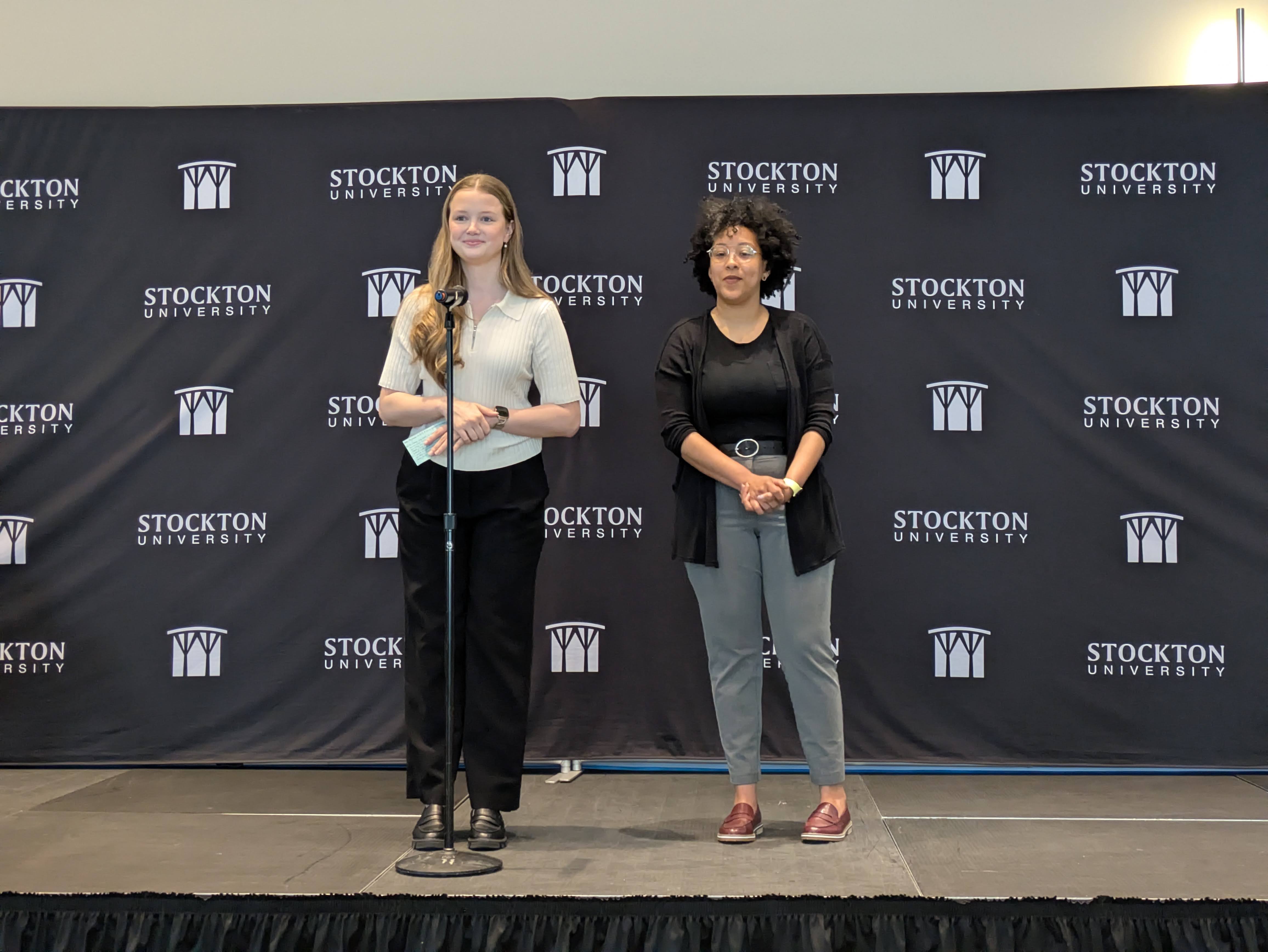 Student researcher, Brooke Melton, with her supervising faculty Dr. Terrilyn Battle