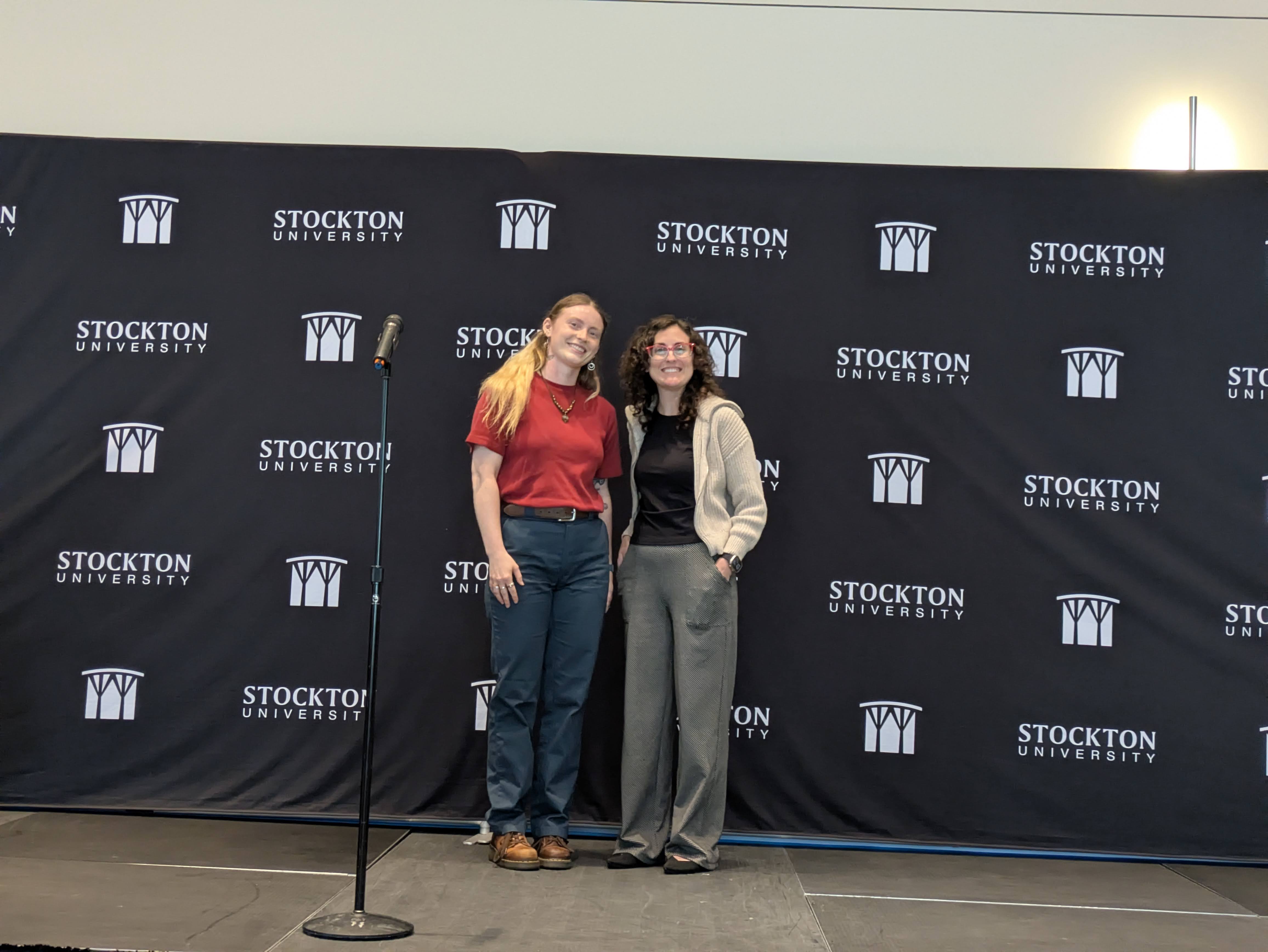 Student researcher, Julia Mae Gant, with supervising faculty Dr. Bobbi Hornbeck