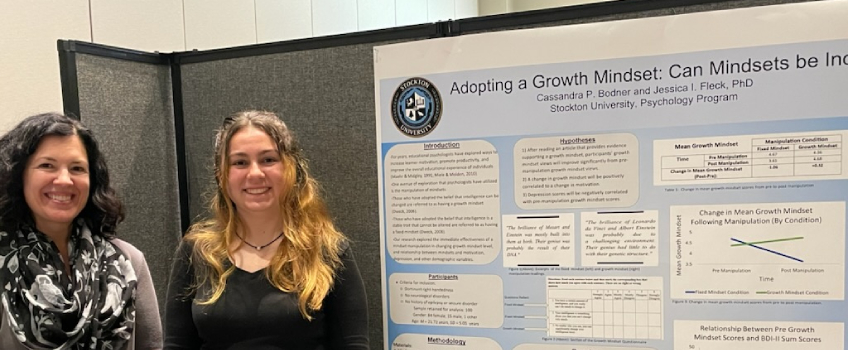 Poster Project: Professor Fleck and her student Cassandra Bodner
