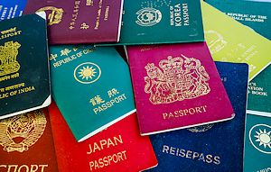Photo of world passports