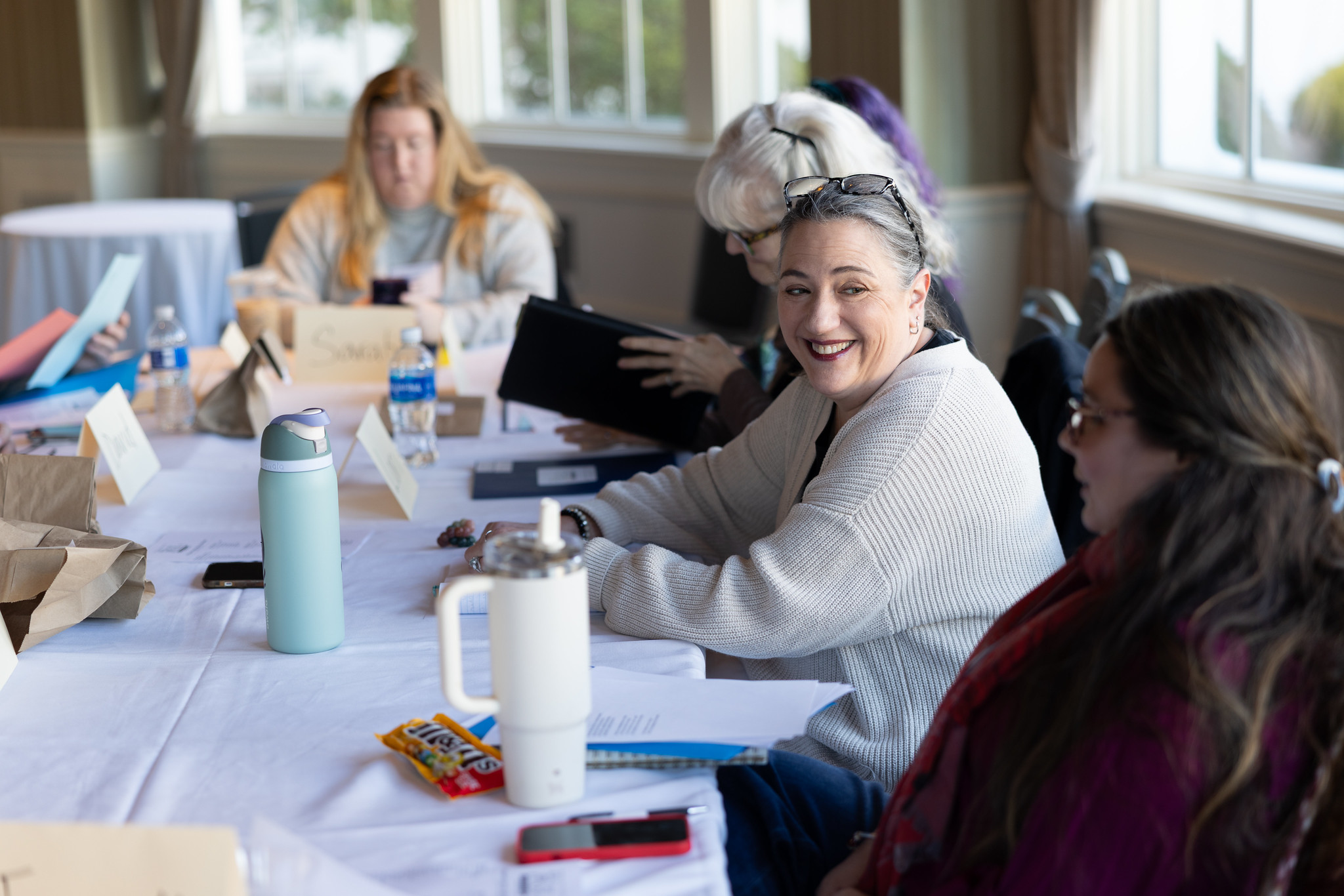 attendees at Winter Poetry & Prose Getaway
