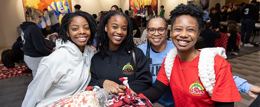 volunteers at MLK Day of Service