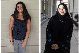 Juniors Shakila Riaz (pictured right), of Atlantic City, and Victoria Ottinger (pictured left), of Middletown