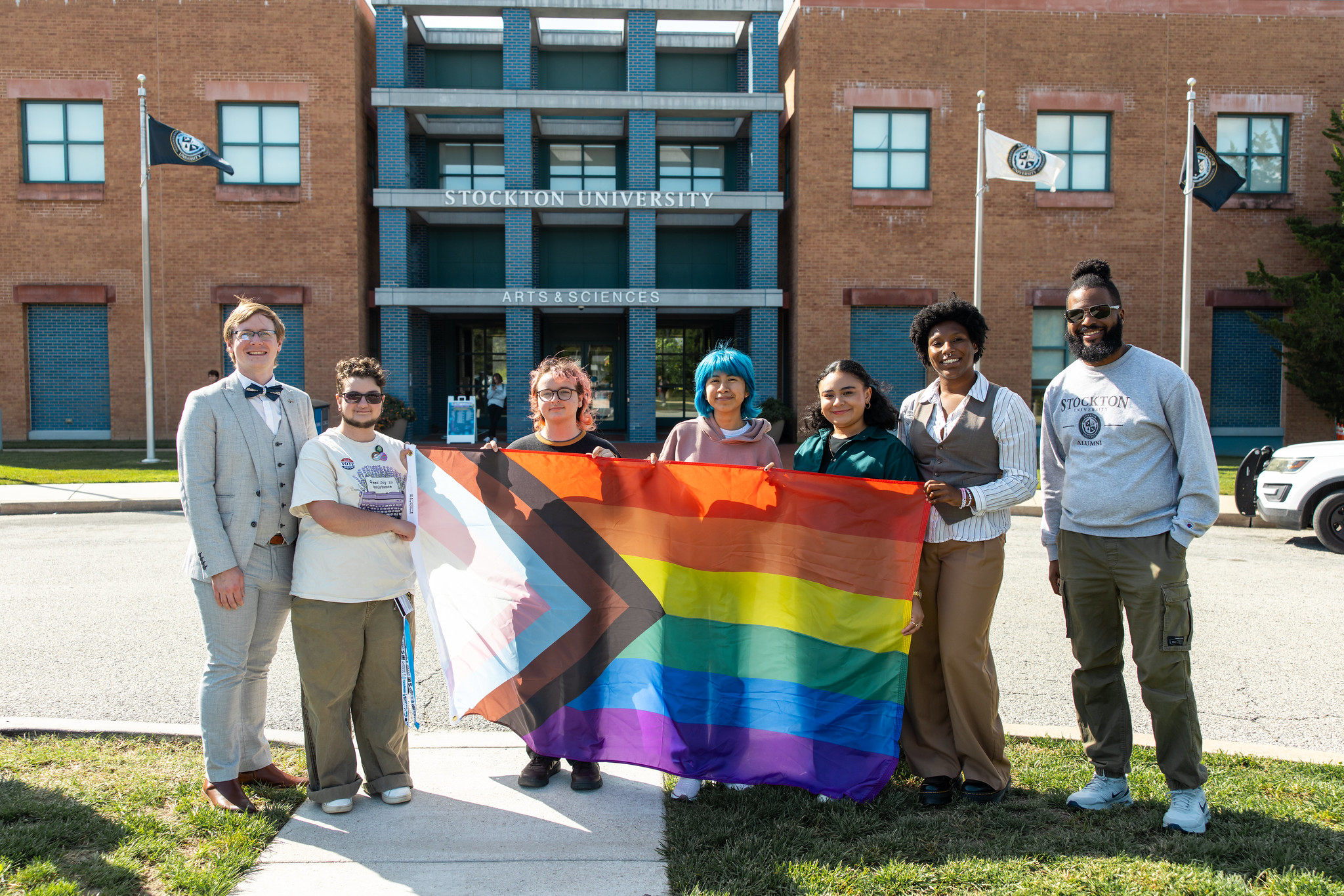 LGBTQ+ History Month LGBTQ+ History Month flag-raising attendees