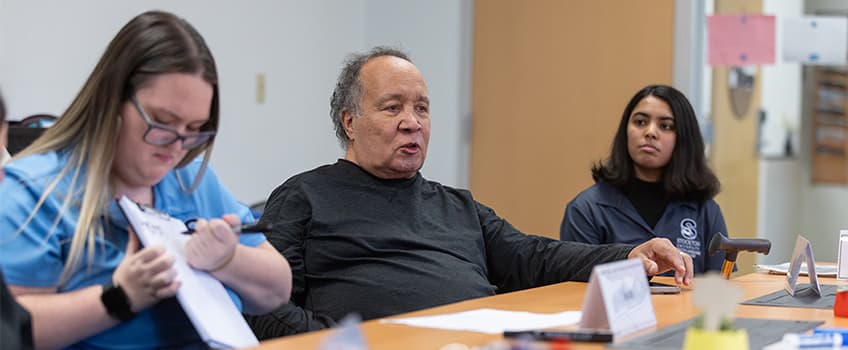 Aphasia classes taking place