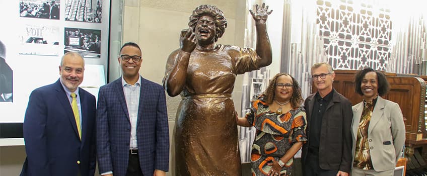 Stockton Professor Donates Fannie Lou Hamer Statue to A.C.