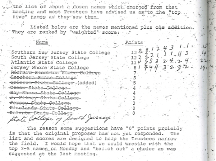 Minutes from the College Board of Trustees dated September 8, 1969