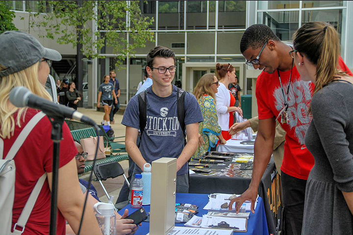 “ During We Love Our Students ” event this fall, the Stockton community had a chance to learn from University support groups and local organizations about recovery initiatives.