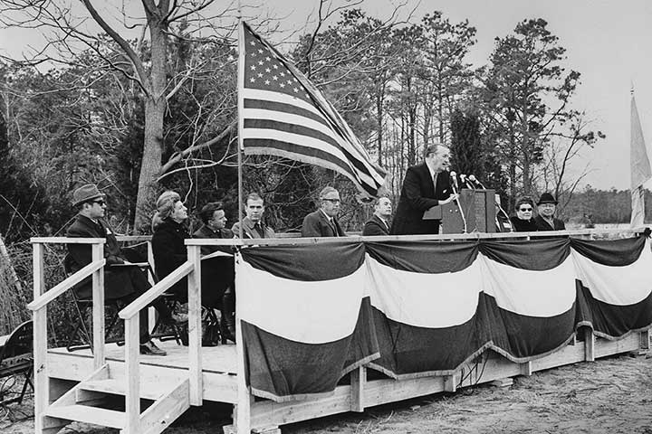 groundbreaking in 1970