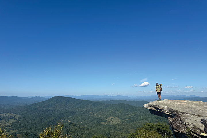 Ryan Hegarty on cliff