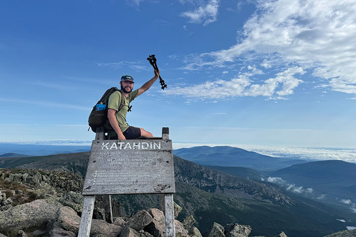 Ryan Hagerty on Mount Katahdin