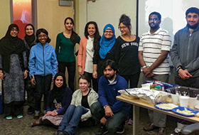 Students from the Muslim Student Association