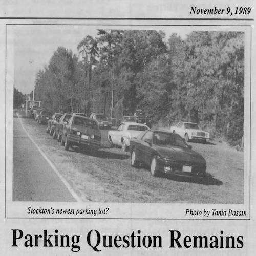 Parking on the grass 1989