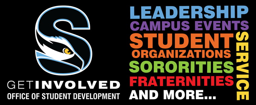 Get involved with student organizations, fraternities, sororities, campus events, leadership and service opportunities, and more! 
