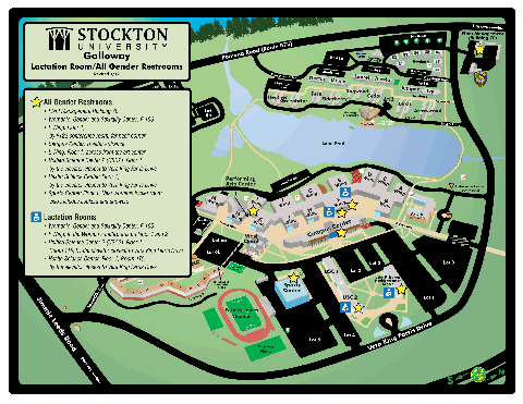Galloway Campus Map of All-Gender Restrooms