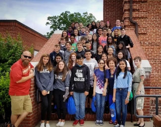 group photo of Adler Avenue Middle School (EHT)