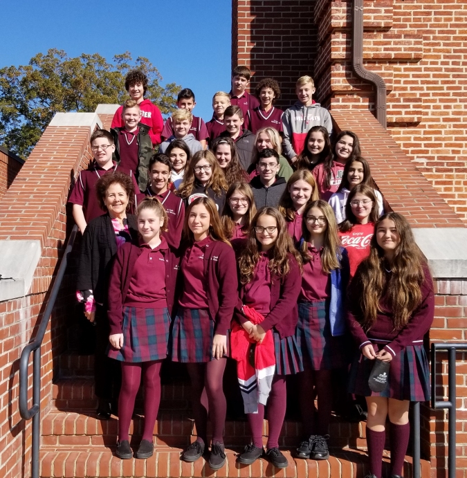 group photo of St. Joseph's Catholic Elementary School